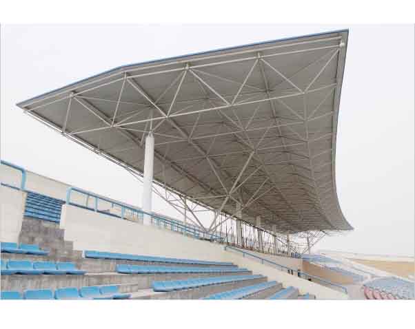 河南理工大学体育场看台网架